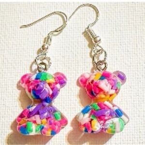 Colorful Bear Earrings